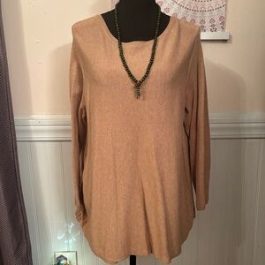 Society 8 Tan Women's Tunic Top